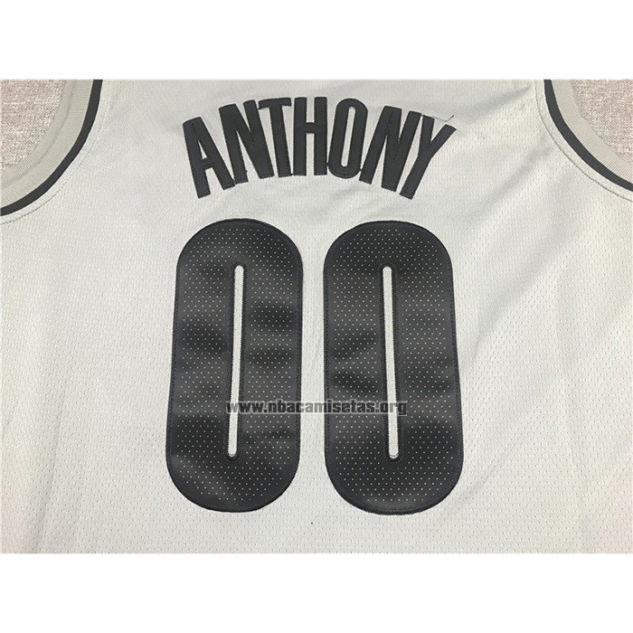 Camiseta Portland Trail Blazers Carmelo Anthony NO 00 Earned 2020-21 Gris
